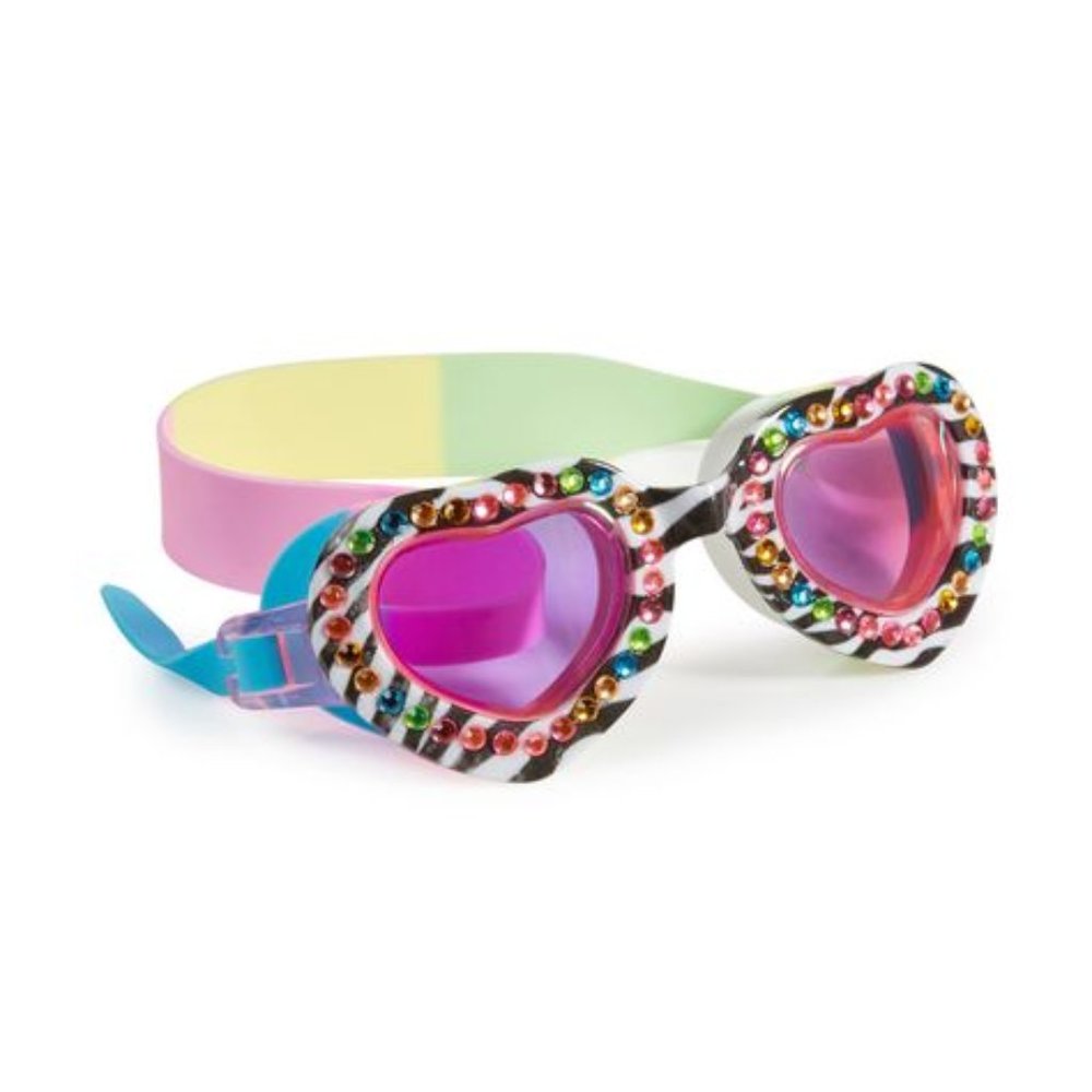 Heart Shaped Goggle with Rhinestones